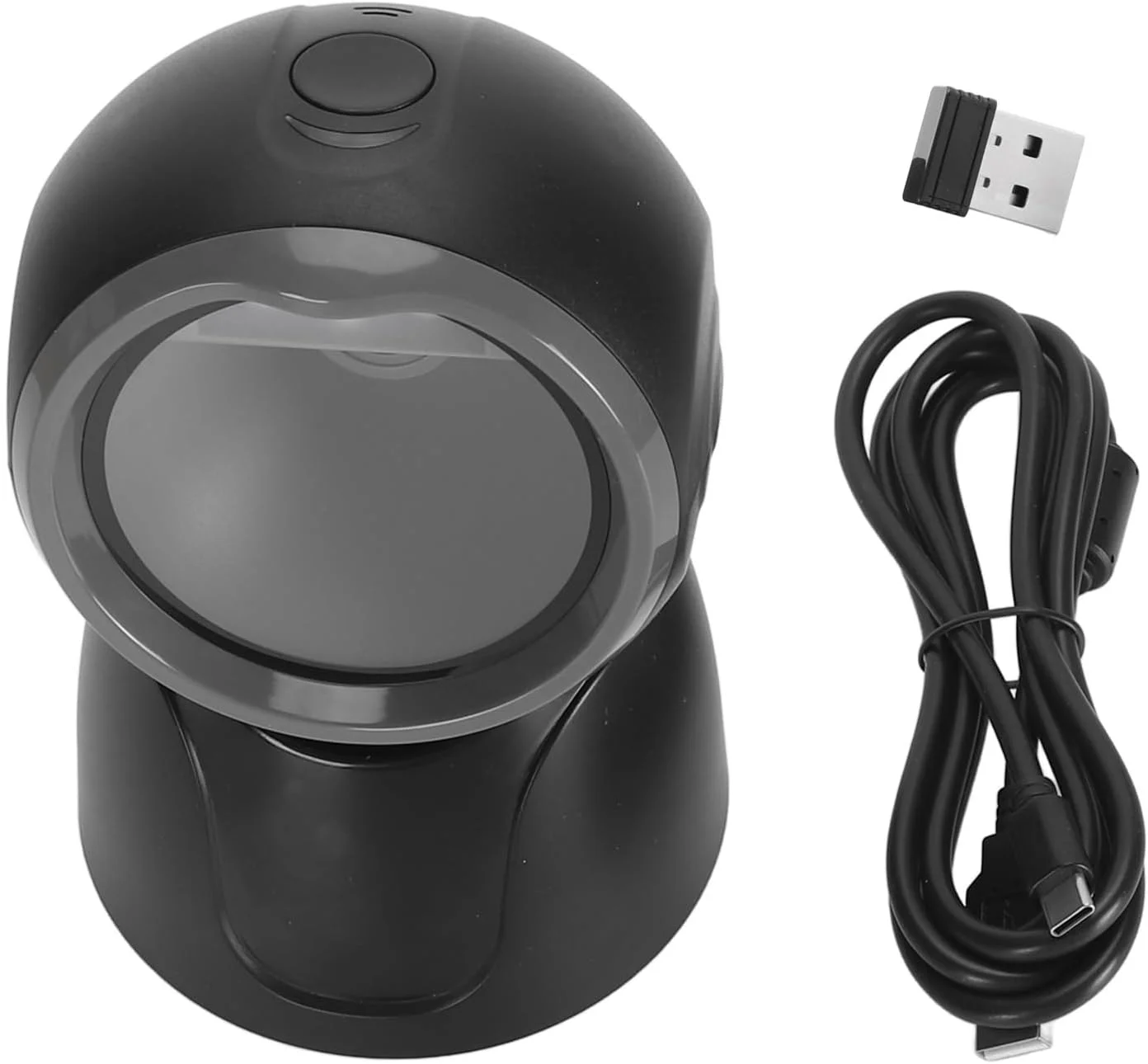 اسکنر بارکد بریلوکسا، بارکد خوان 1D 2D QR و اسکنر بارکد USB همه جهته با اتصال بلوتوث و بی سیم 2.4G، دستگاه اسکن خودکار رومیزی