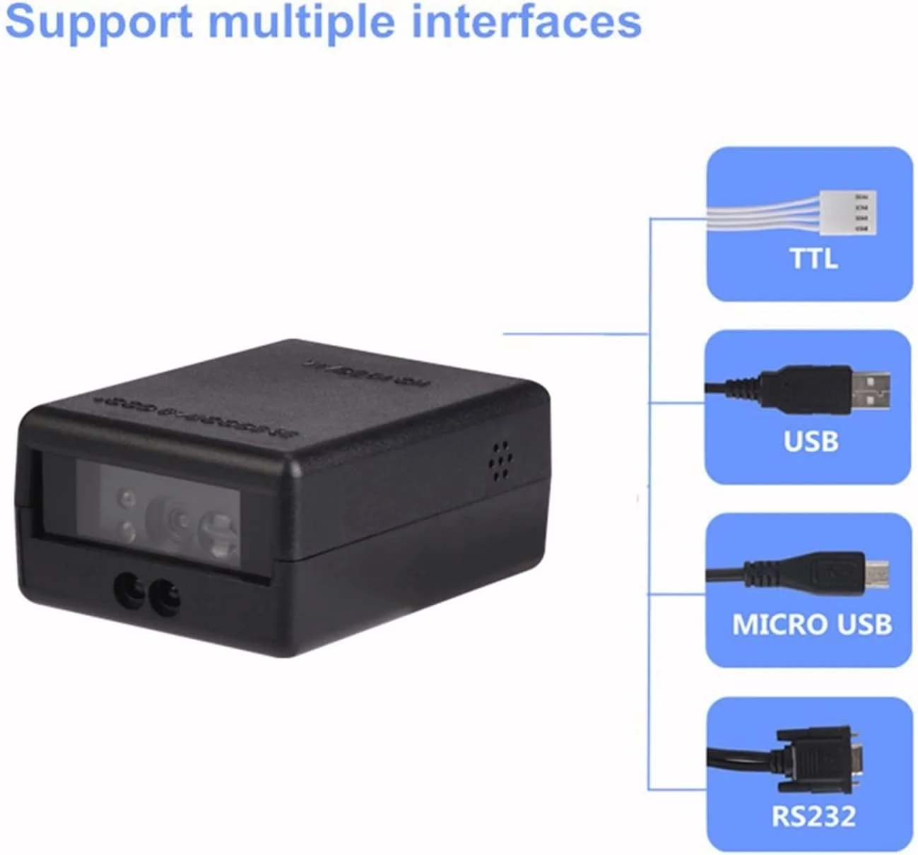 اسکنر بارکد GZDcjsc ماژول اسکنر بارکد موتور سیمی تعبیه شده 1D 2D QR ماژول خواننده بارکد برای کیوسک RS232 رابط USB برای فروشگاه انبار (1d Micro Usb) اسکنر بارکد GZDcjsc ماژول اسکنر بارکد موتور سیمی تعبیه شده 1D 2D QR ماژول خواننده بارکد برای کیوسک RS232 رابط USB برای فروشگاه انبار (1d Micro Usb)