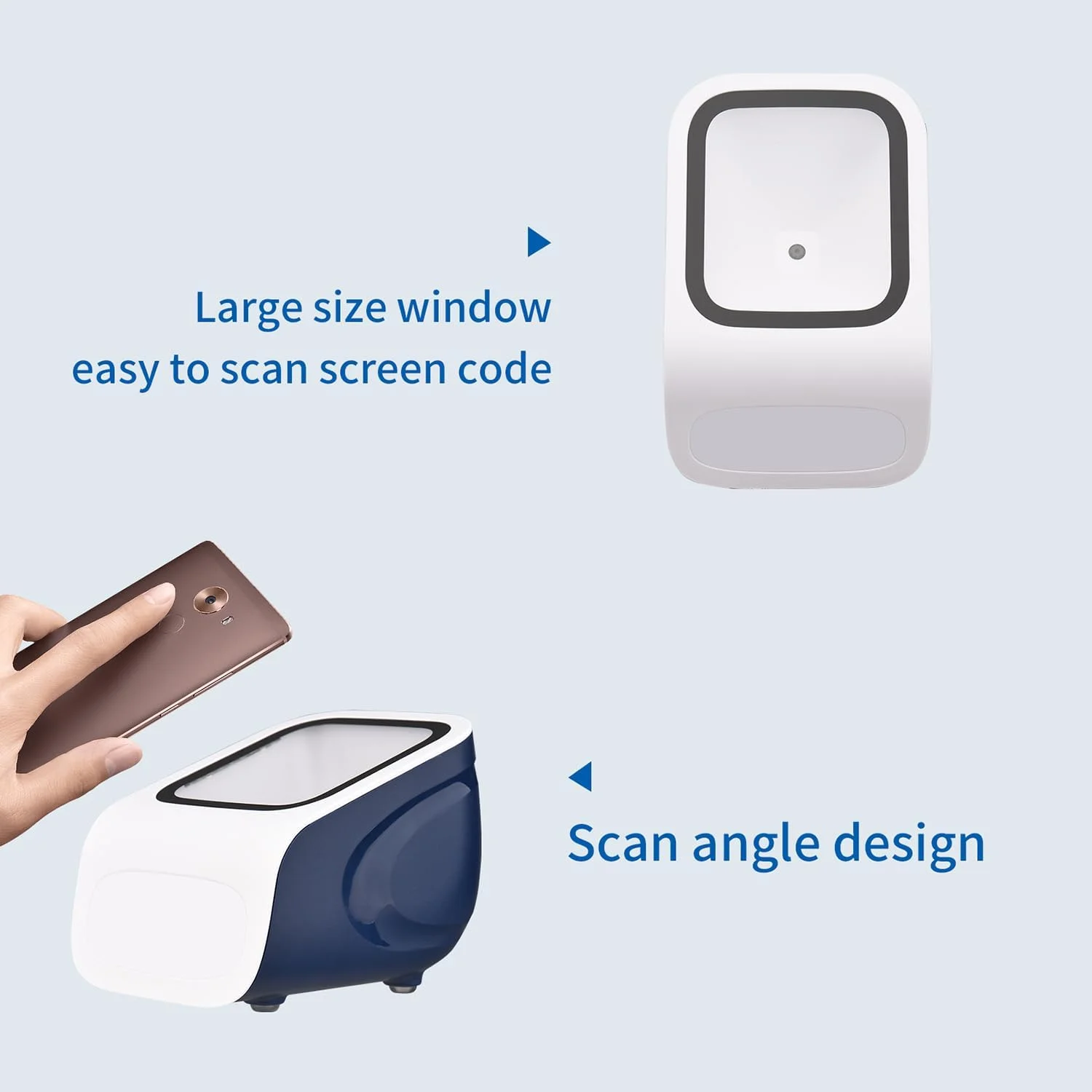اسکنر بارکد رومیزی لابیموس 1D 2D QR پلتفرم Hands- USB سیمی بارکد خوان Plug&Play سازگار با سیستم عامل ویندوز اندروید، پنجره اسکن بزرگ برای سوپرمارکت، کتابخانه، فروشگاه خرده فروشی اسکنر بارکد رومیزی لابیموس 1D 2D QR پلتفرم Hands- USB سیمی بارکد خوان Plug&Play سازگار با سیستم عامل ویندوز اندروید، پنجره اسکن بزرگ برای سوپرمارکت، کتابخانه، فروشگاه خرده فروشی