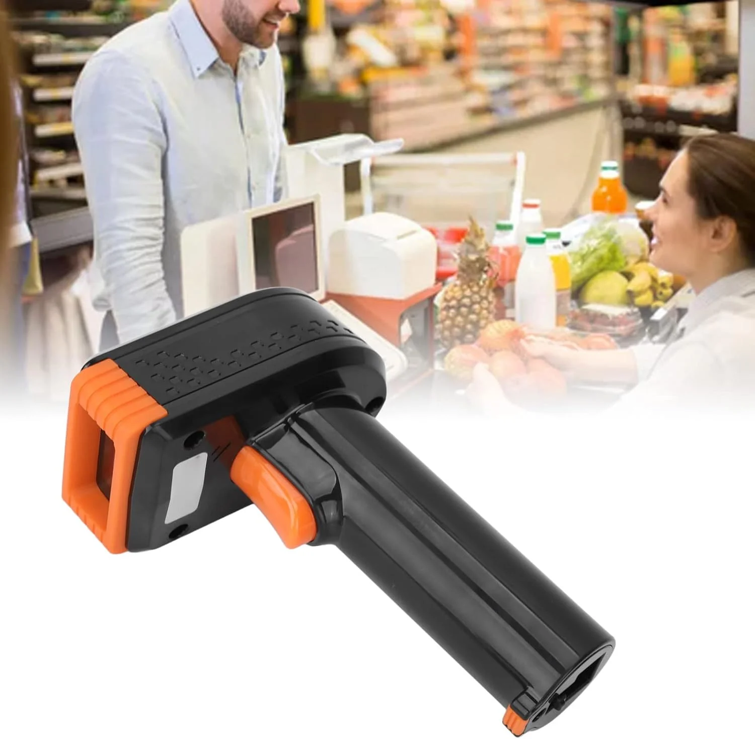اسکنر بارکد سیمی VELATEMOR، بارکد خوان USB قابل حمل پشتیبانی از 1D 2D، QR خوان با پورت USB و طراحی ارگونومیک، اسکنر دستی برای فروشگاه اسکنر بارکد سیمی VELATEMOR، بارکد خوان USB قابل حمل پشتیبانی از 1D 2D، QR خوان با پورت USB و طراحی ارگونومیک، اسکنر دستی برای فروشگاه