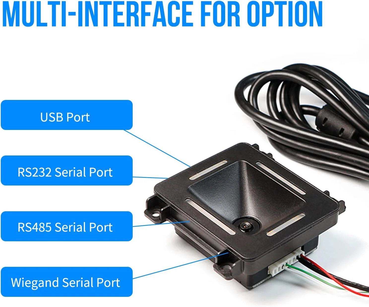 ماژول اسکنر بارکد 1D 2D تعبیه شده، اسکنر کد QR با اتصال پورت RS232، اسکن خودکار برای دستگاه گیت، بررسی بلیط، پرداخت موبایلی ماژول اسکنر بارکد 1D 2D تعبیه شده، اسکنر کد QR با اتصال پورت RS232، اسکن خودکار برای دستگاه گیت، بررسی بلیط، پرداخت موبایلی