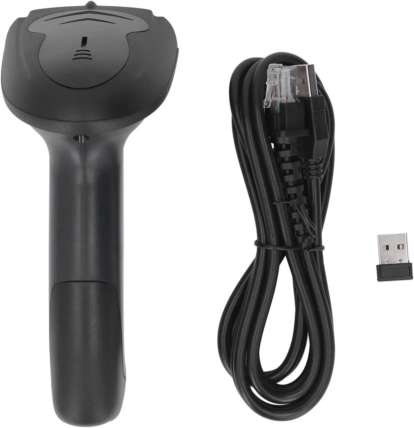 اسکنر بارکد، اسکنر بارکد لیزری قابل حمل بی سیم USB 2.4G، بارکد خوان دیجیتال کد QR 1D 2D برای سیستم Pos، فروشگاه ها، سوپرمارکت ها، انبارها