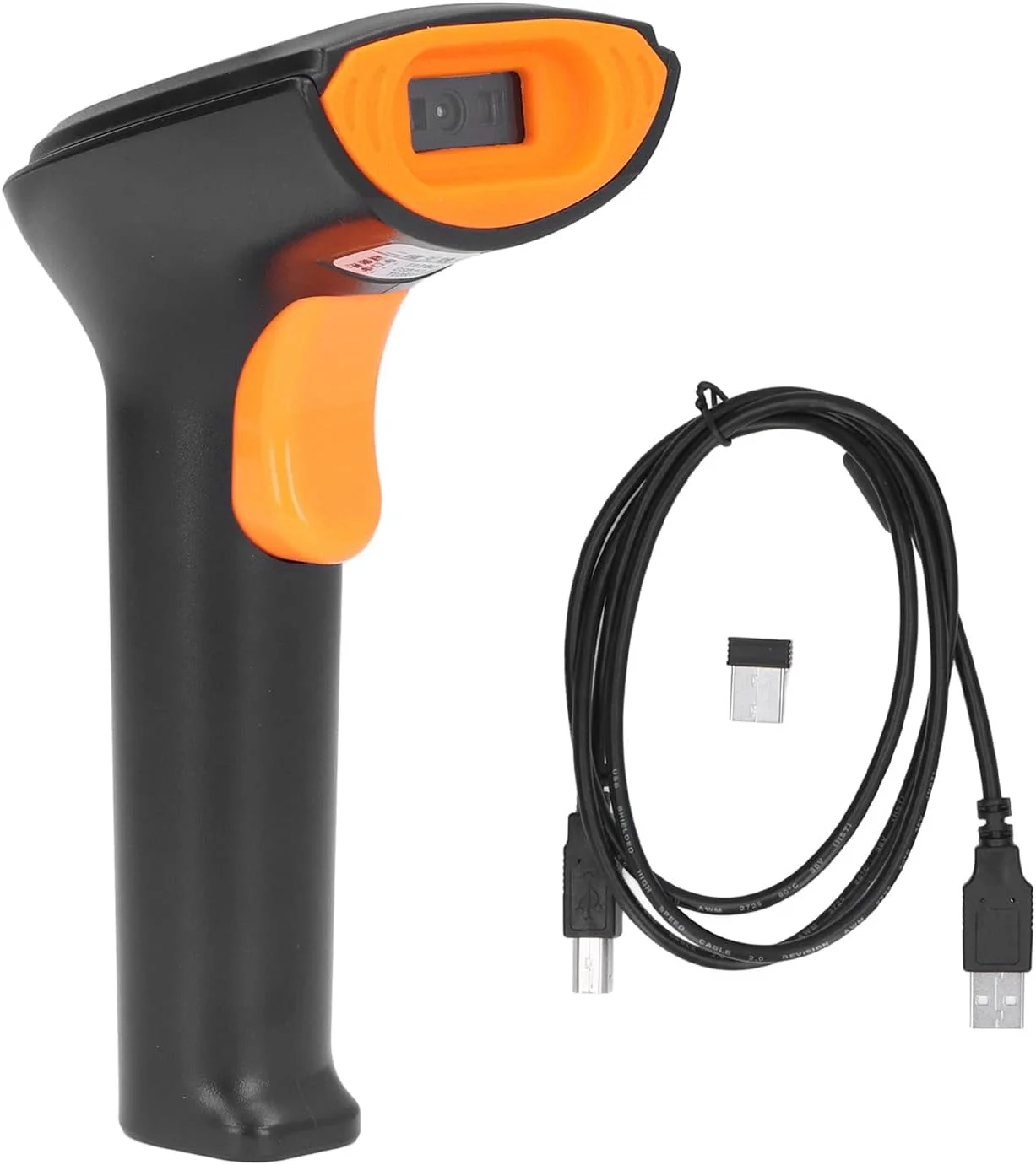 بارکد اسکنر USB سیمی دو بعدی دستی، کابل خوان بارکد، بارکد خوان تصویری، اتصال و پخش با باتری داخلی برای سیستم POS سوپرمارکت