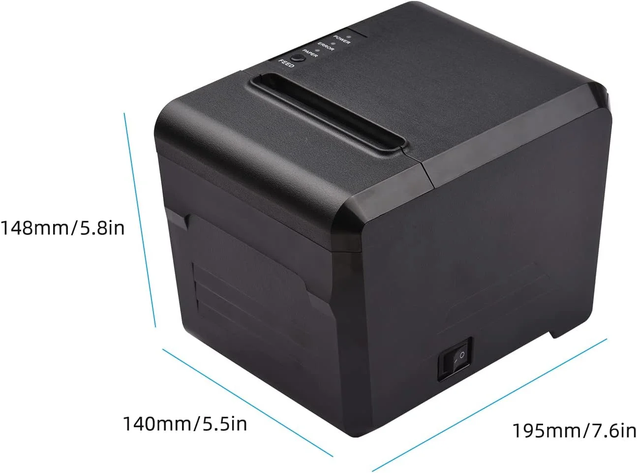 چاپگر حرارتی رسید 80 میلیمتری Fawoonu با اتصال USB، برش خودکار، مناسب برای چاپ بلیط و فیش، سازگار با سیستمعاملهای iOS، اندروید، ویندوز، Li، دستورات چاپ ESC/POS برای سوپرمارکت چاپگر حرارتی رسید 80 میلیمتری Fawoonu با اتصال USB، برش خودکار، مناسب برای چاپ بلیط و فیش، سازگار با سیستمعاملهای iOS، اندروید، ویندوز، Li، دستورات چاپ ESC/POS برای سوپرمارکت