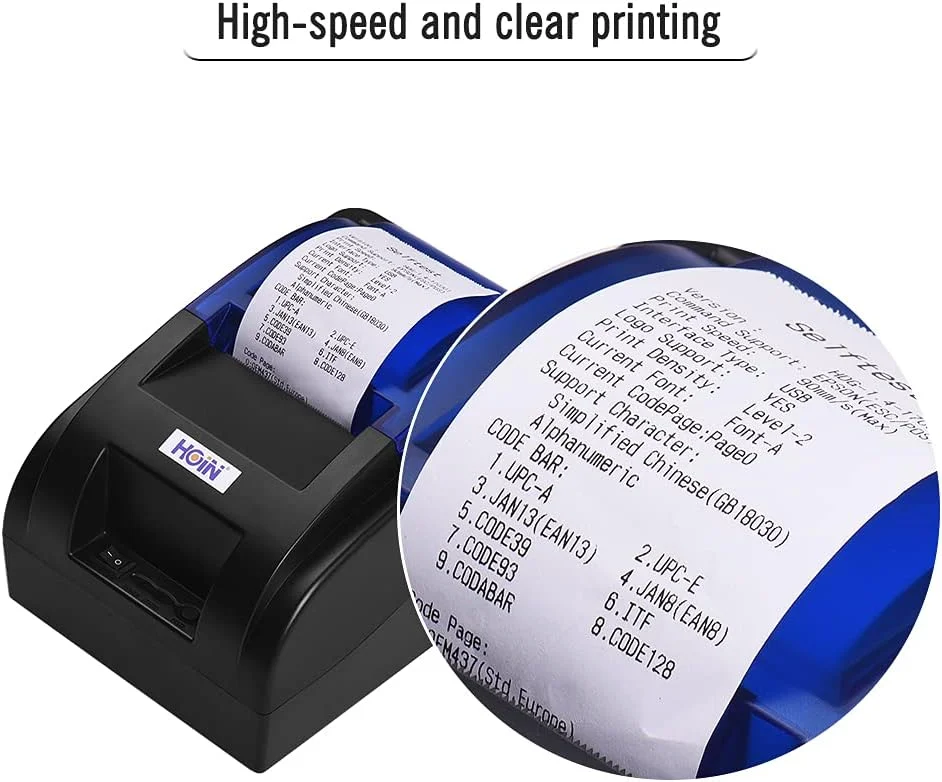 پرینتر حرارتی رسید قابل حمل USB Fawoonu 58mm، چاپگر فیش و قبض سیمی، پشتیبانی از کشوی پول، سازگار با ESC/POS برای سیستم های ویندوز/لینوکس/اندروید برای کسب و کار فروشگاهی سوپرمارکت پرینتر حرارتی رسید قابل حمل USB Fawoonu 58mm، چاپگر فیش و قبض سیمی، پشتیبانی از کشوی پول، سازگار با ESC/POS برای سیستم های ویندوز/لینوکس/اندروید برای کسب و کار فروشگاهی سوپرمارکت