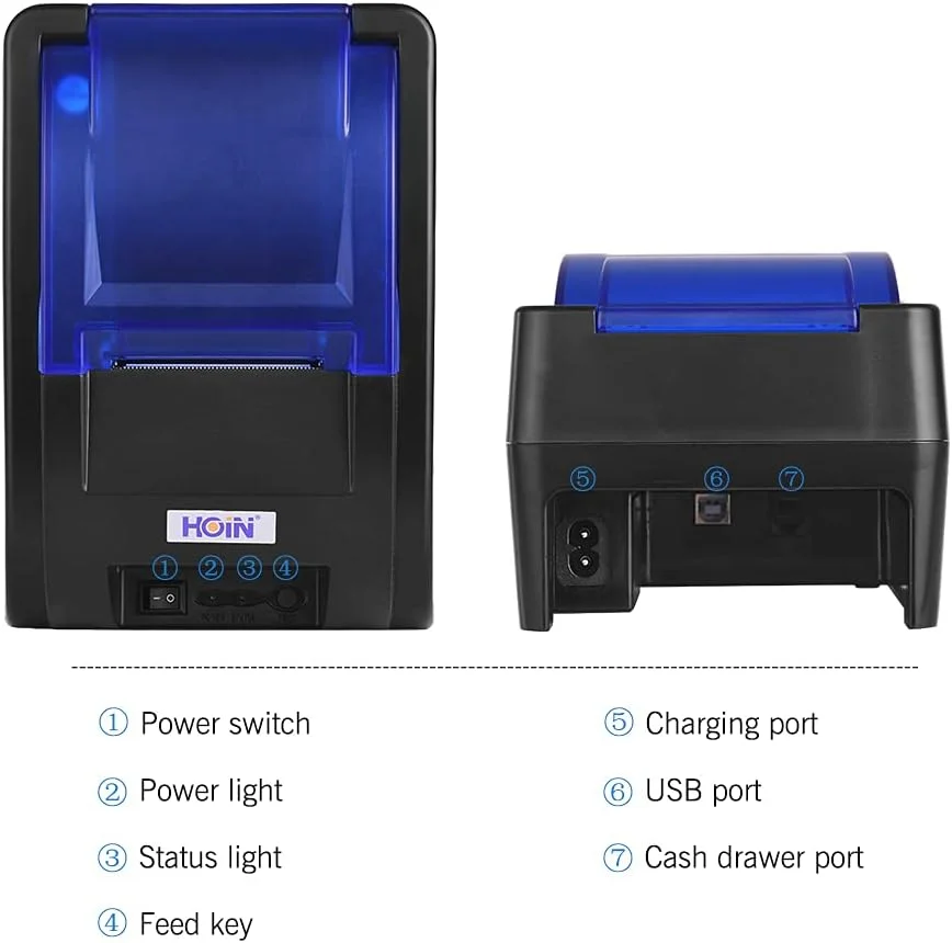 پرینتر حرارتی رسید قابل حمل USB Fawoonu 58mm، چاپگر فیش و قبض سیمی، پشتیبانی از کشوی پول، سازگار با ESC/POS برای سیستم های ویندوز/لینوکس/اندروید برای کسب و کار فروشگاهی سوپرمارکت پرینتر حرارتی رسید قابل حمل USB Fawoonu 58mm، چاپگر فیش و قبض سیمی، پشتیبانی از کشوی پول، سازگار با ESC/POS برای سیستم های ویندوز/لینوکس/اندروید برای کسب و کار فروشگاهی سوپرمارکت