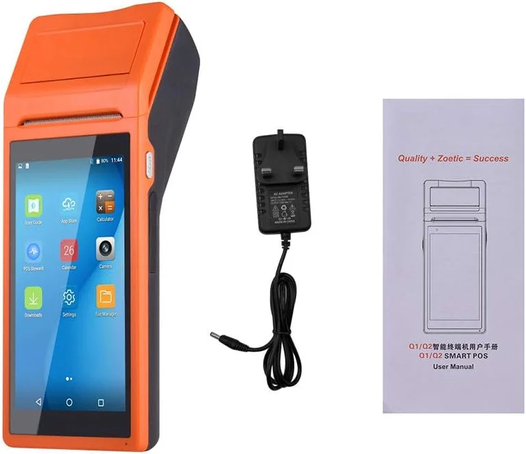 UVWXYZC یوشاپ دستگاه چاپگر PDA دستی همه کاره، ترمینال POS هوشمند، چاپگرهای بی سیم قابل حمل، ترمینال پرداخت هوشمند با عملکرد BT/WiFi/USB OTG/ ارتباطات 3G