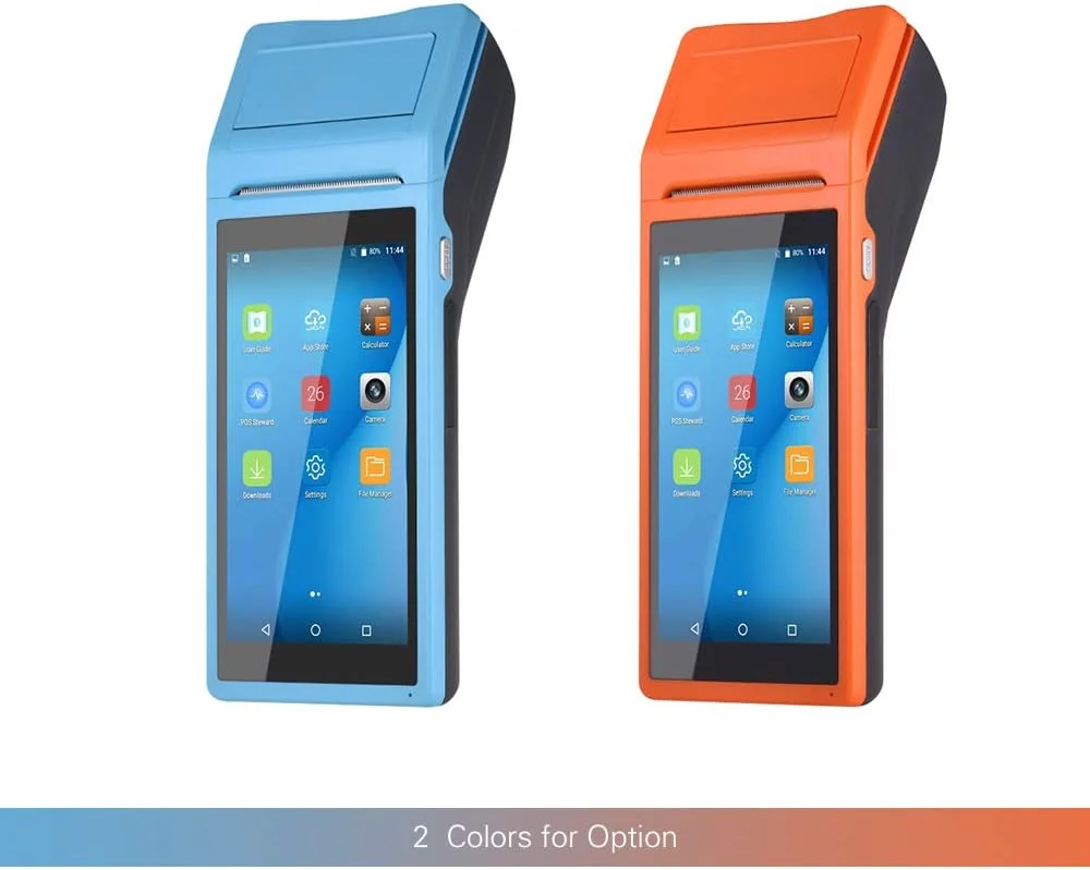 UVWXYZC یوشاپ دستگاه چاپگر PDA دستی همه کاره، ترمینال POS هوشمند، چاپگرهای بی سیم قابل حمل، ترمینال پرداخت هوشمند با عملکرد BT/WiFi/USB OTG/ ارتباطات 3G