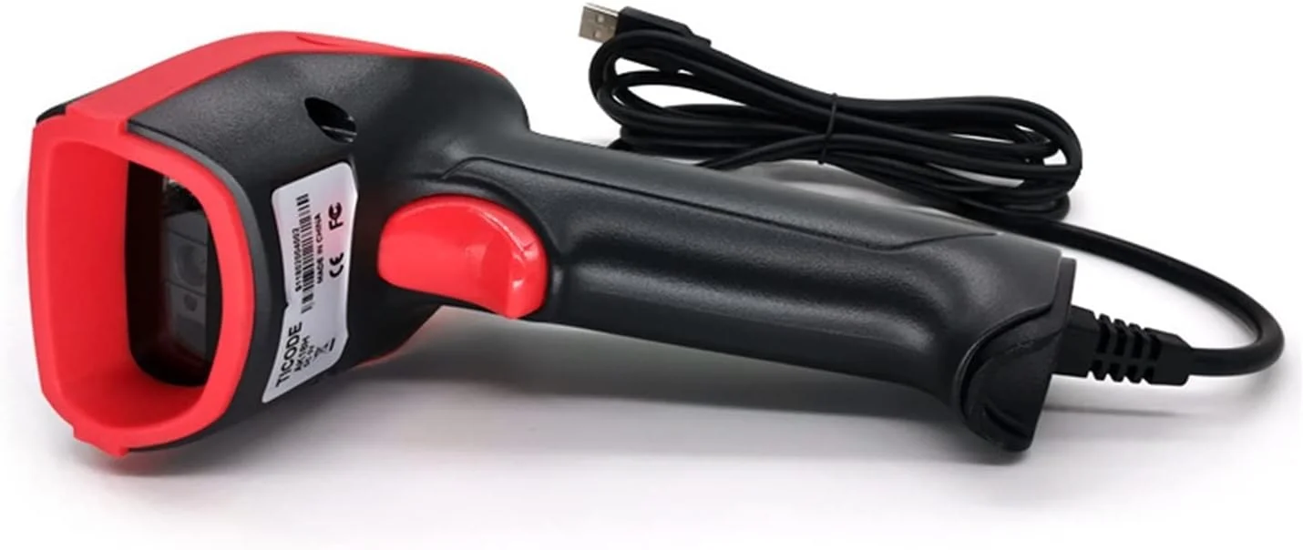 اسکنر بارکد GZDtdsd 1D2D، اسکن تفنگی سیمی و بی سیم بلوتوث، اسکن تفنگی اکسپرس سوپرمارکت فروشگاه رفاه بارکد (سیمی 2D)