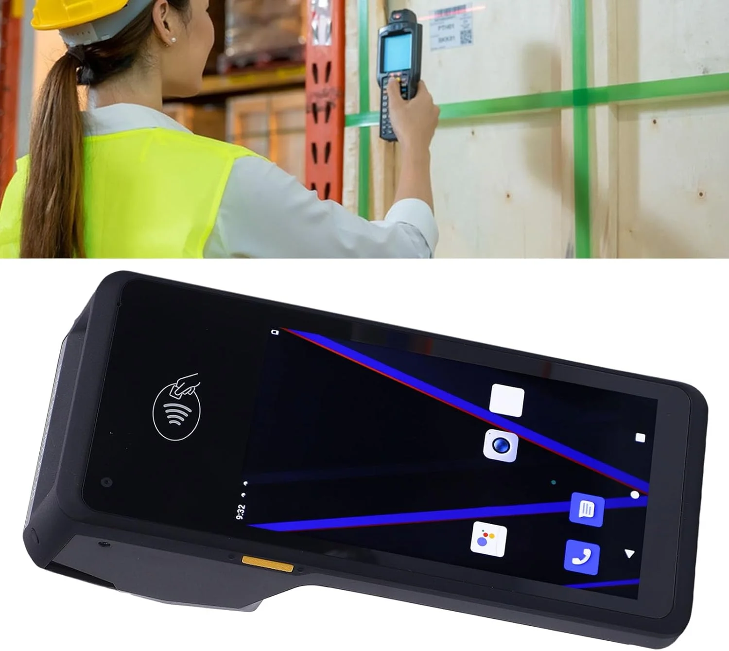 اسکنر بارکد دستی Cryfokt، اسکنر سریع و دقیق بارکد با وای فای 5G برای فود ترک ها اسکنر بارکد دستی Cryfokt، اسکنر سریع و دقیق بارکد با وای فای 5G برای فود ترک ها