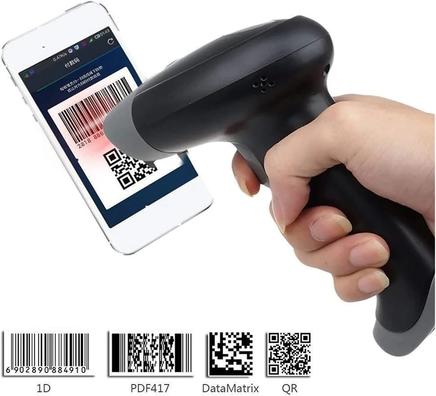 بارکد خوان دستی LZFuiop مدل M4 سیمی USB دو بعدی QR بارکد خوان PDF417 اسکنر کد پرداخت موبایل بارکد خوان سیمی دو بعدی USB بارکد خوان دستی LZFuiop مدل M4 سیمی USB دو بعدی QR بارکد خوان PDF417 اسکنر کد پرداخت موبایل بارکد خوان سیمی دو بعدی USB