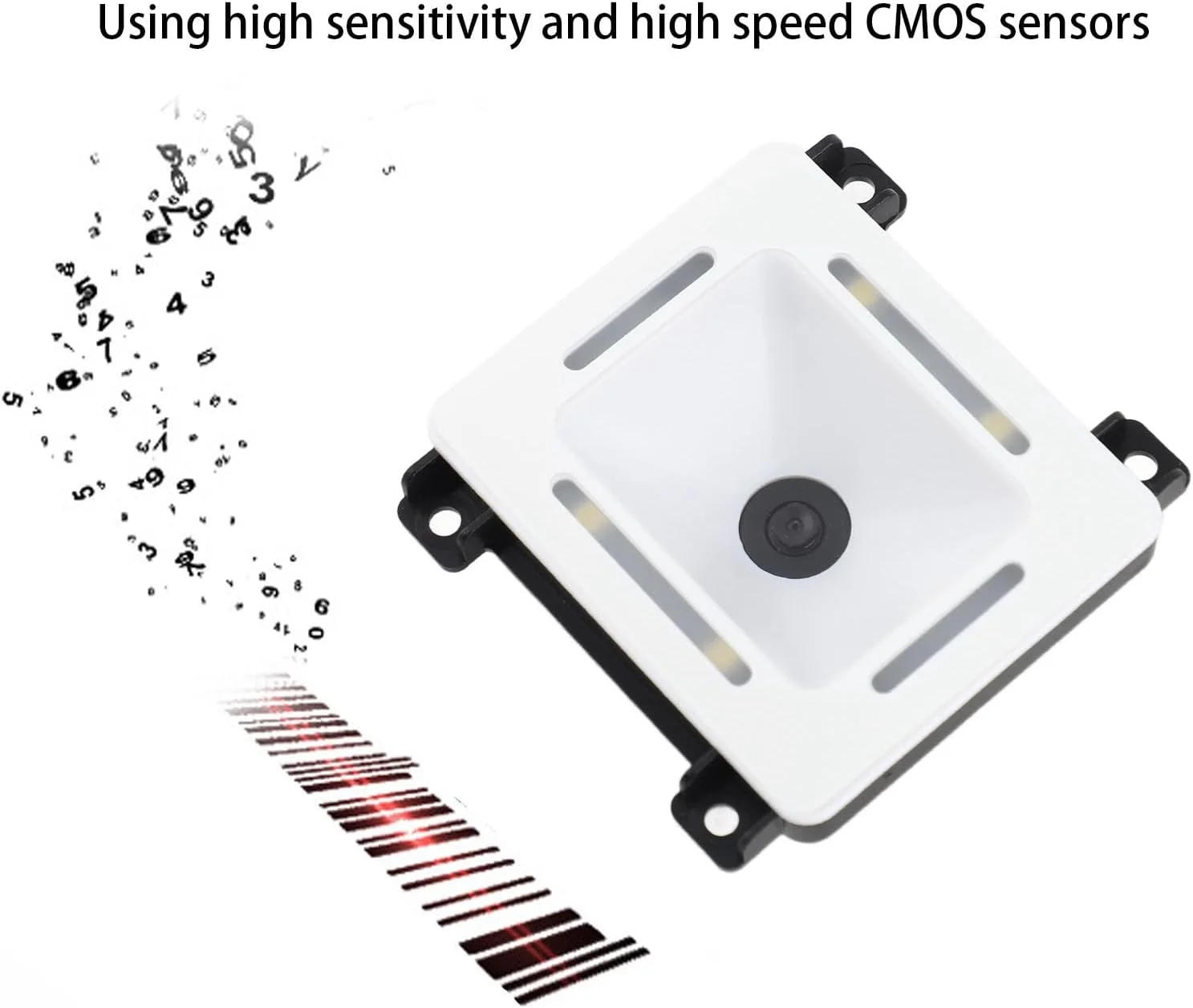 ماژول اسکنر بارکد USB بریلوکسا، بارکد خوان QR کد 1D 2D جاسازی شده با حسگر خودکار، کنترل دسترسی و سیستم اسکن POS