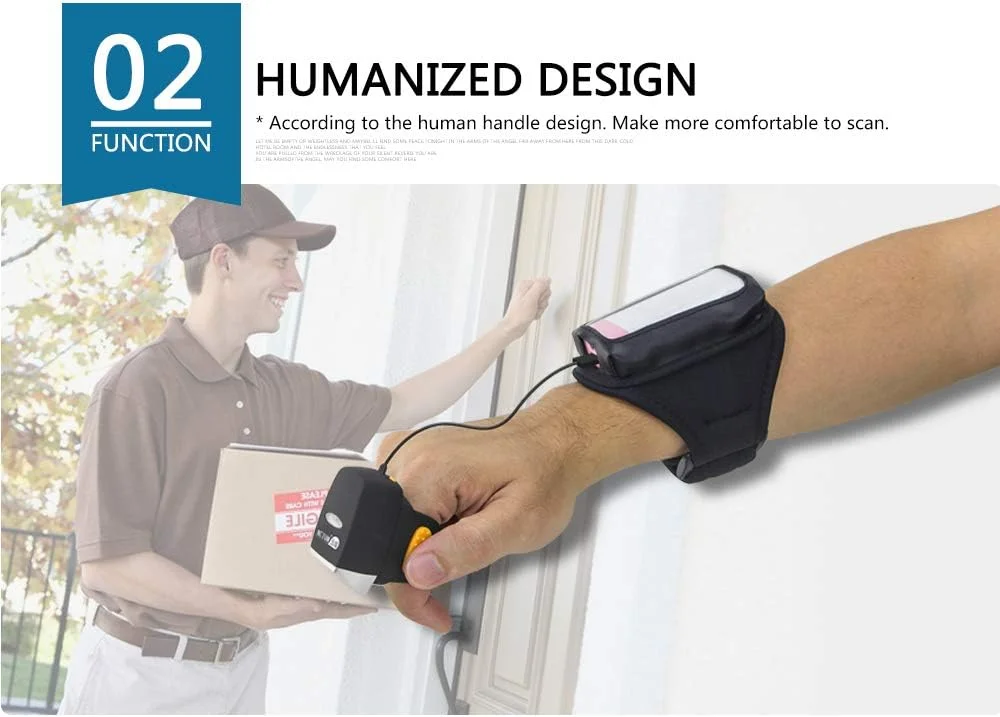 اسکنر بارکد حلقه ای بلوتوثی NetumScan مدل NSR3، اسکنر بارکد خوان CCD 1D کوچک قابل حمل برای پرداخت موبایلی، پشتیبانی از صفحه نمایش کامپیوتر، POS/Android/iOS/Mac/Windows/Linux/iPad