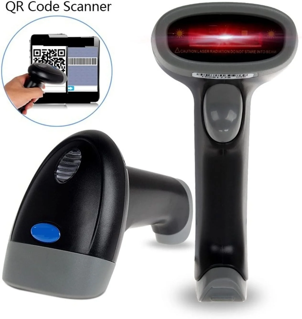 اسکنر بارکد دستی DJSLO مدل M4 سیمی USB 2D QR اسکنر بارکد PDF417 خواننده کد پرداخت موبایل اسکنر بارکد سیمی 2D USB