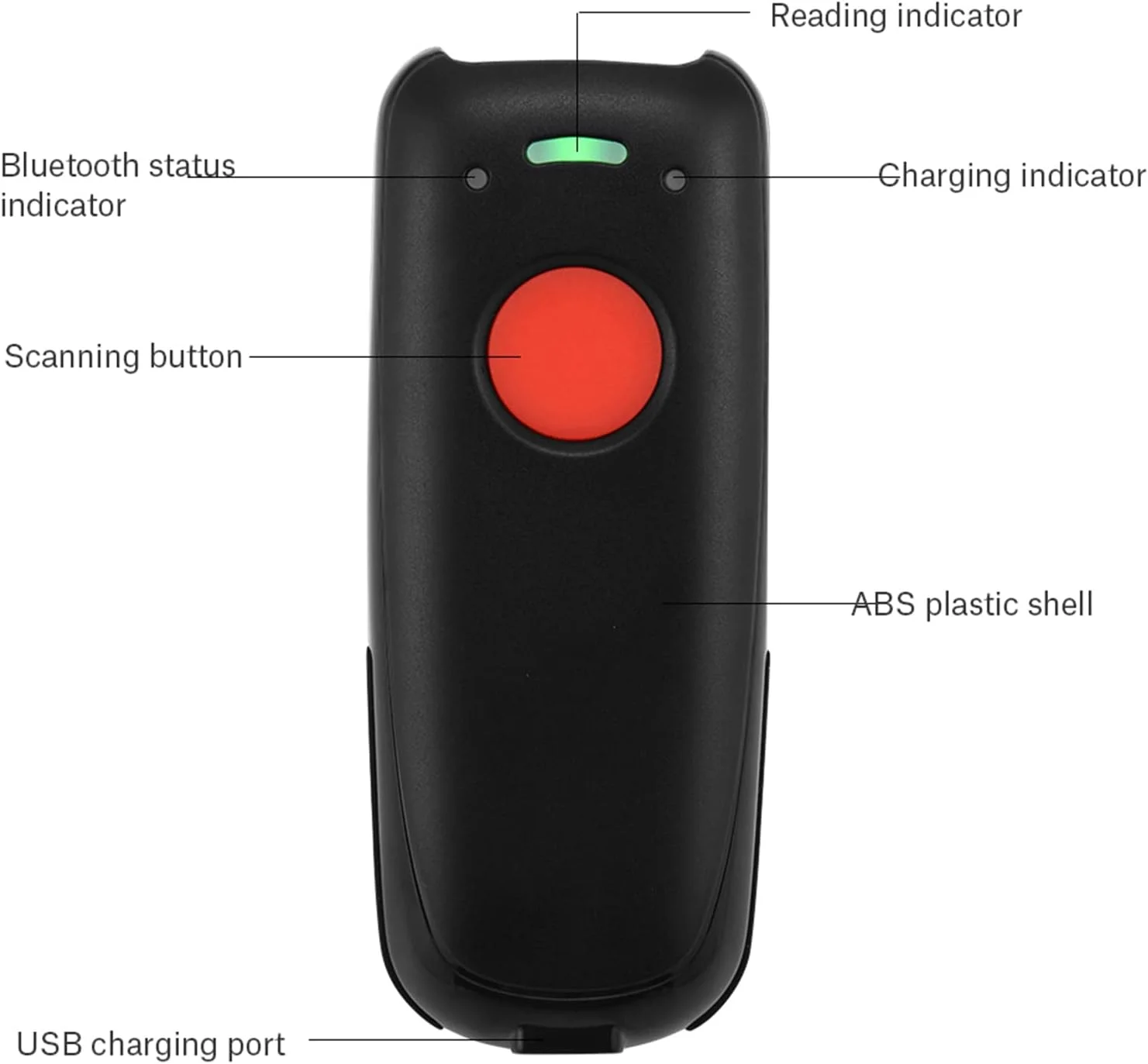 اسکنر بارکد بلوتوثی دستی قابل حمل Brilluxa، اسکنر بارکد سیمی USB، اسکنر کد QR USB سازگار با ویندوز، اندروید، iOS اسکنر بارکد بلوتوثی دستی قابل حمل Brilluxa، اسکنر بارکد سیمی USB، اسکنر کد QR USB سازگار با ویندوز، اندروید، iOS