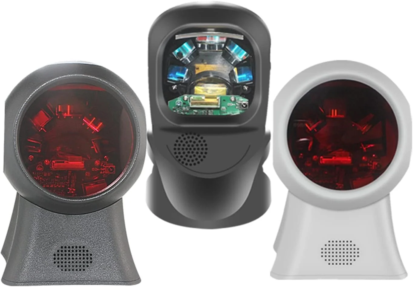 اسکنر بارکد TTGLRT، اسکنر بارکد تعبیه شده، پلتفرم اسکنر بی سیم، پلتفرم اسکنر بارکد همه جهته سوپرمارکت SH-7100/7120 (Sh-7120-سفید-usb)