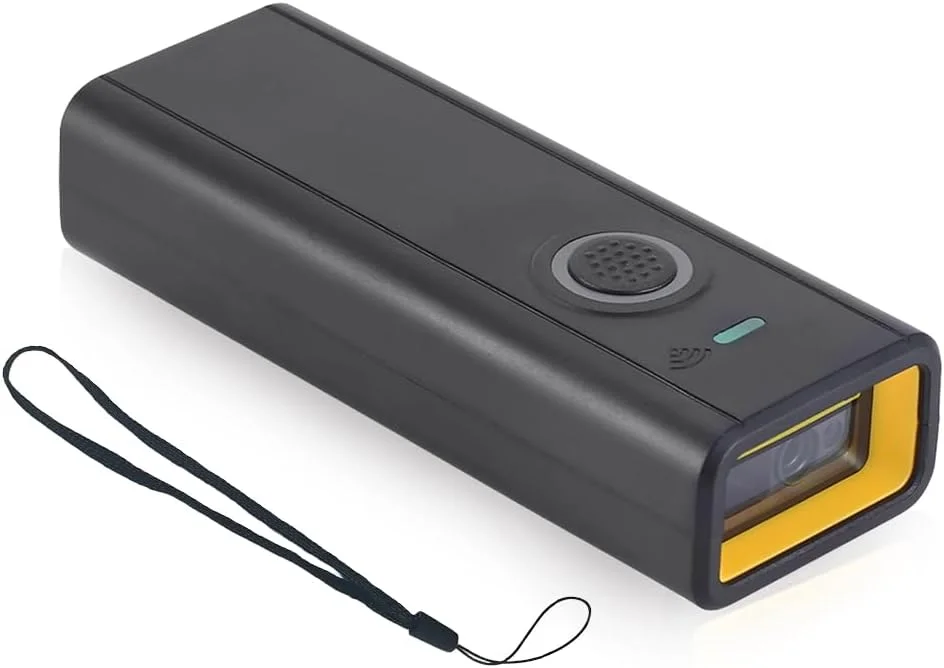 اسکنر بارکد بی‌سیم 1D/2D با اتصال 2.4G/BT/USB، خواننده کدهای صفحه نمایش و کاغذی، Plug&Play، سازگار با ویندوز/لینوکس/مک، ایده‌آل برای فهرست‌برداری کتابخانه