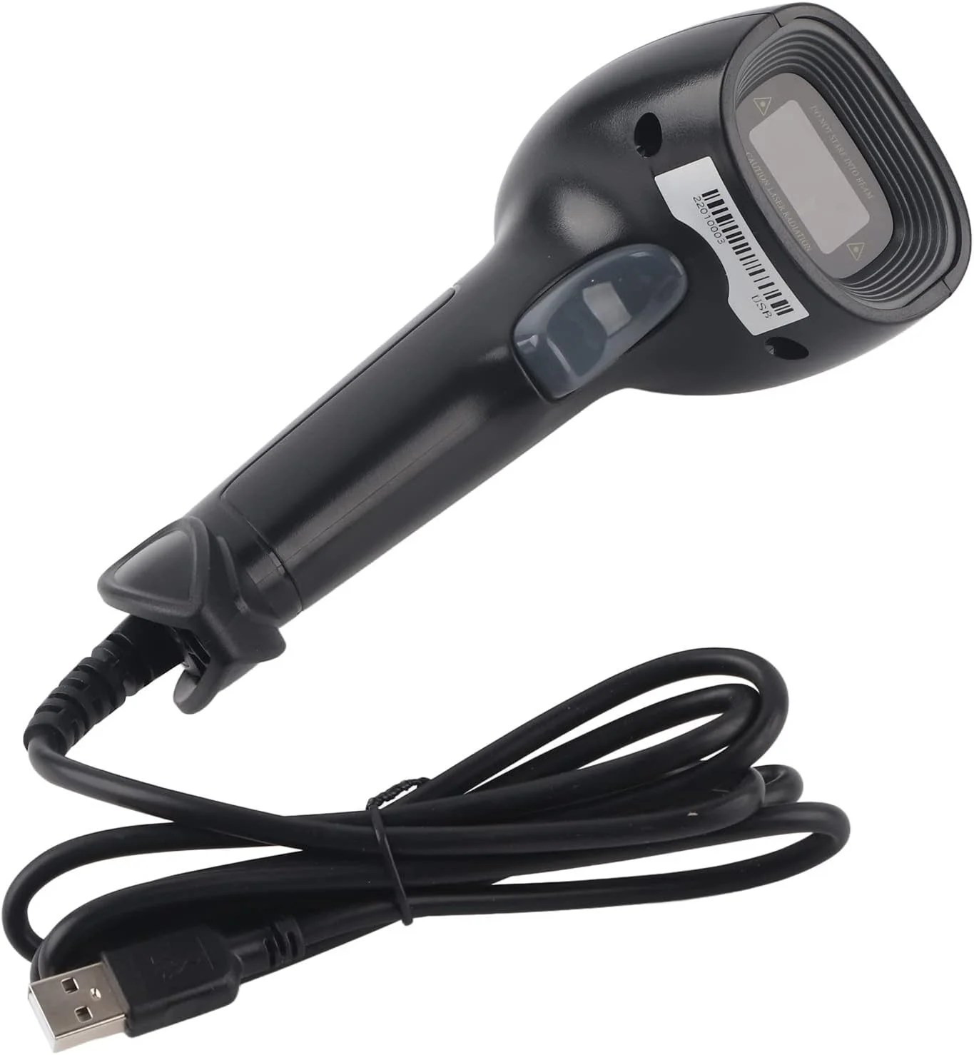 اسکنر بارکد دستی Vomeko، بارکد خوان تصویری، تفنگ اسکن بارکد، بارکد خوان سیمی USB 1D، برای فروشگاه، سوپرمارکت، انبار