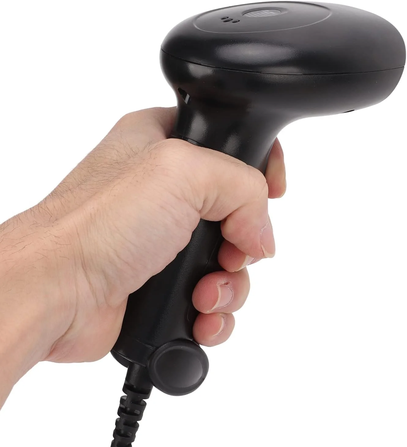 اسکنر بارکد دستی Vomeko، بارکد خوان تصویری، تفنگ اسکن بارکد، بارکد خوان سیمی USB 1D، برای فروشگاه، سوپرمارکت، انبار