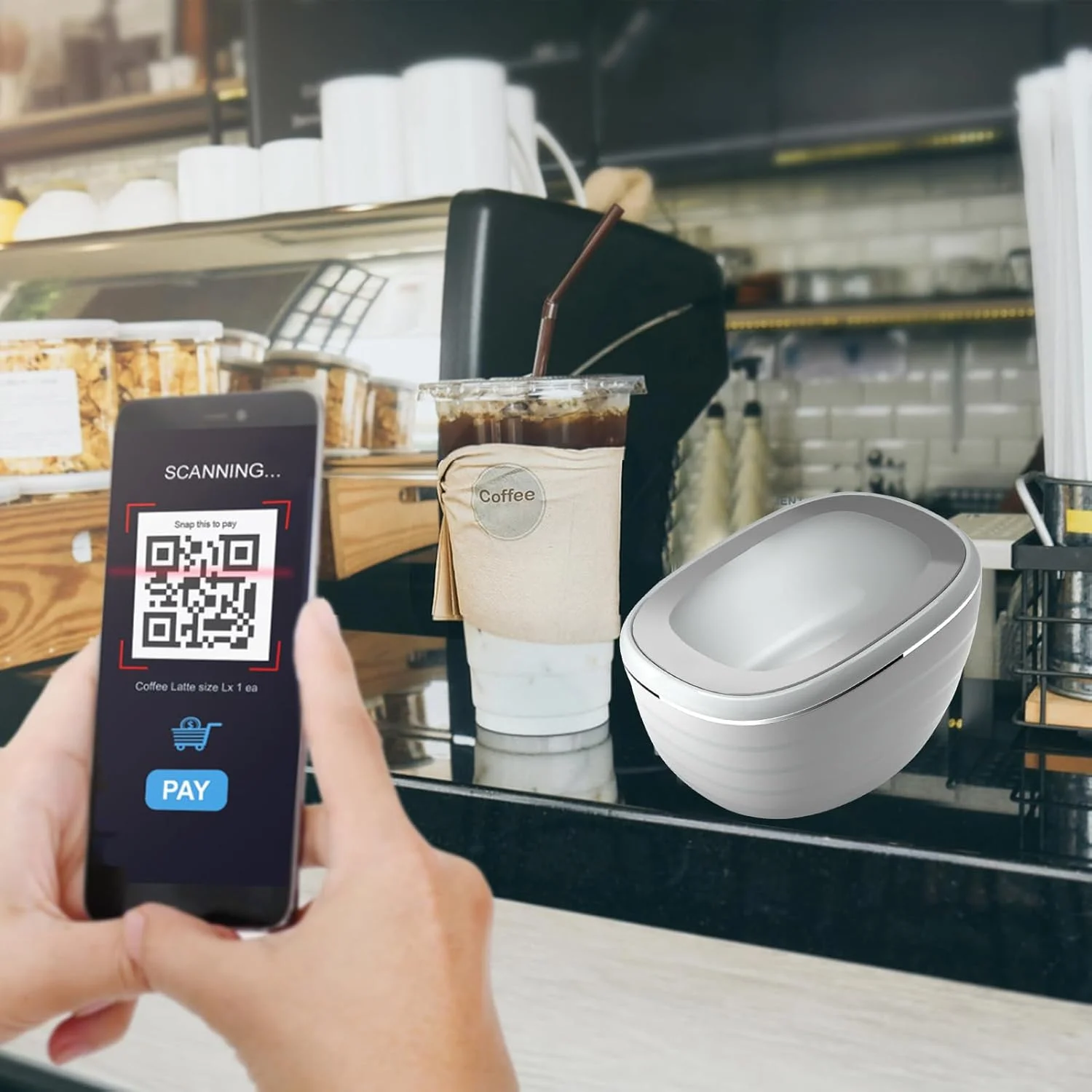 اسکنر بارکد سیمی پلتفرم اسکن کد پرداخت Docooler با اعلان صوتی، پشتیبانی از سیستم های مختلف و صندوق های پول برای سوپرمارکت های رایانه شخصی POS اسکنر بارکد سیمی پلتفرم اسکن کد پرداخت Docooler با اعلان صوتی، پشتیبانی از سیستم های مختلف و صندوق های پول برای سوپرمارکت های رایانه شخصی POS