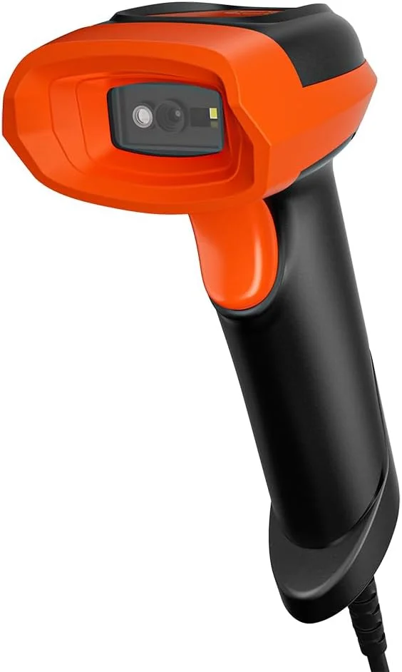 اسکنر بارکد سیمی 2D QR Code، بارکد خوان USB دستی برای سیستم POS، مدیریت موجودی، خرده فروشی و تجارت