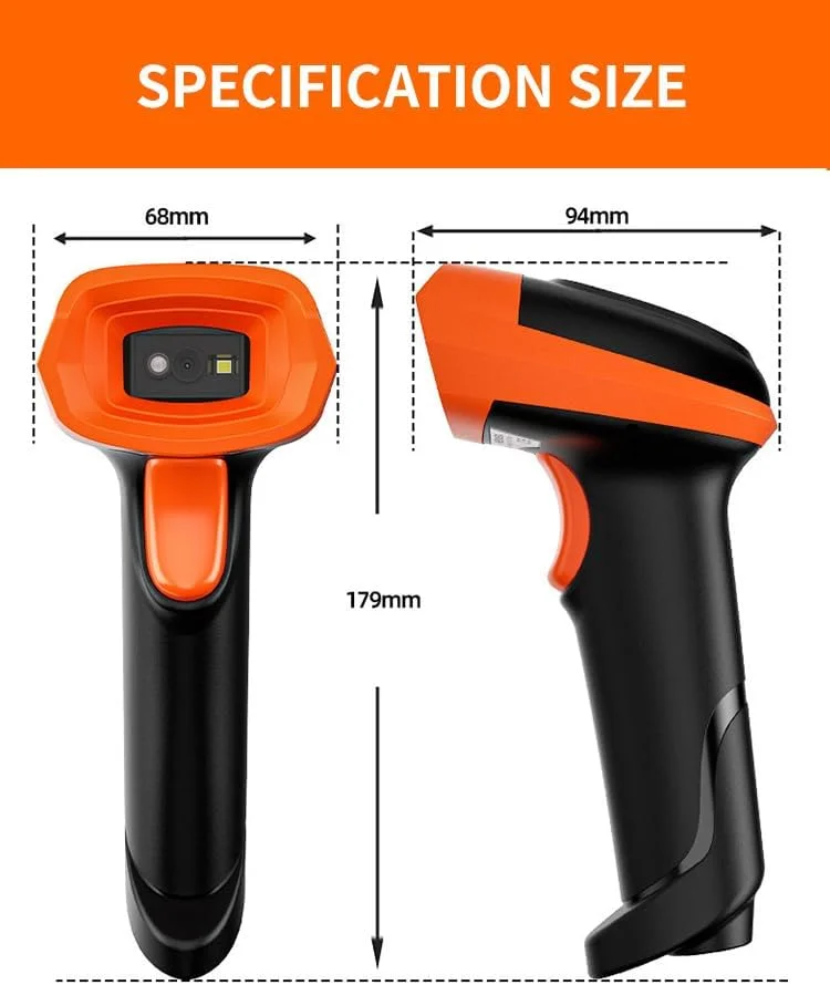 اسکنر بارکد سیمی 2D QR Code، بارکد خوان USB دستی برای سیستم POS، مدیریت موجودی، خرده فروشی و تجارت اسکنر بارکد سیمی 2D QR Code، بارکد خوان USB دستی برای سیستم POS، مدیریت موجودی، خرده فروشی و تجارت