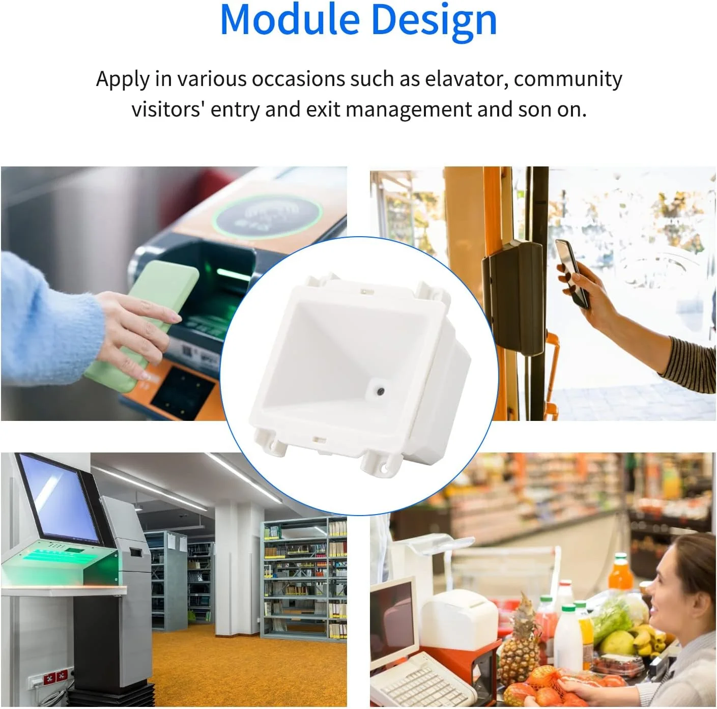 اسکنر بارکد Fawoonu Embedded 1D 2D، ماژول اسکنر کد QR، اتصال USB برای دستگاه گیت، بررسی بلیط، پرداخت موبایلی اسکنر بارکد Fawoonu Embedded 1D 2D، ماژول اسکنر کد QR، اتصال USB برای دستگاه گیت، بررسی بلیط، پرداخت موبایلی