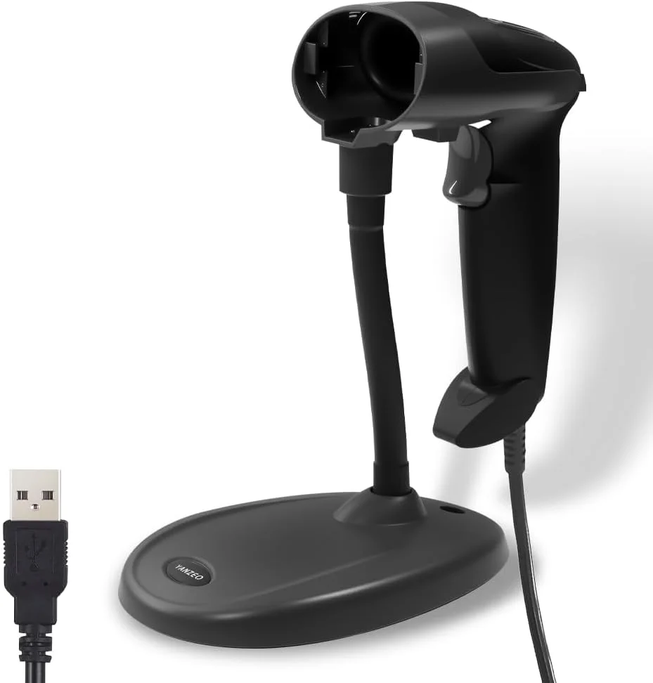 اسکنر بارکد 1D 2D یانزیو با پایه قابل تنظیم، اسکنر کد QR، بارکد خوان دستی USB با سنسور تصویر CMOS و ضبط خودکار صفحه نمایش، سازگار با ویندوز/مک/لینوکس اسکنر بارکد 1D 2D یانزیو با پایه قابل تنظیم، اسکنر کد QR، بارکد خوان دستی USB با سنسور تصویر CMOS و ضبط خودکار صفحه نمایش، سازگار با ویندوز/مک/لینوکس
