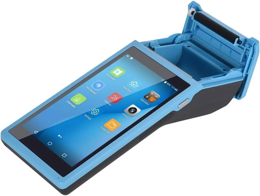 پرینتر PDA دستی همه کاره Fawoonu، ترمینال POS هوشمند، چاپگرهای قابل حمل بی سیم، ترمینال پرداخت هوشمند با قابلیت BT/WiFi/USB OTG/ ارتباطات 3G