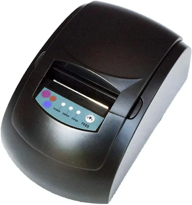 چاپگر حرارتی بی سیم بلوتوثی رسید POS 58 میلی متری سریال با پشتیبانی از کشوی پول