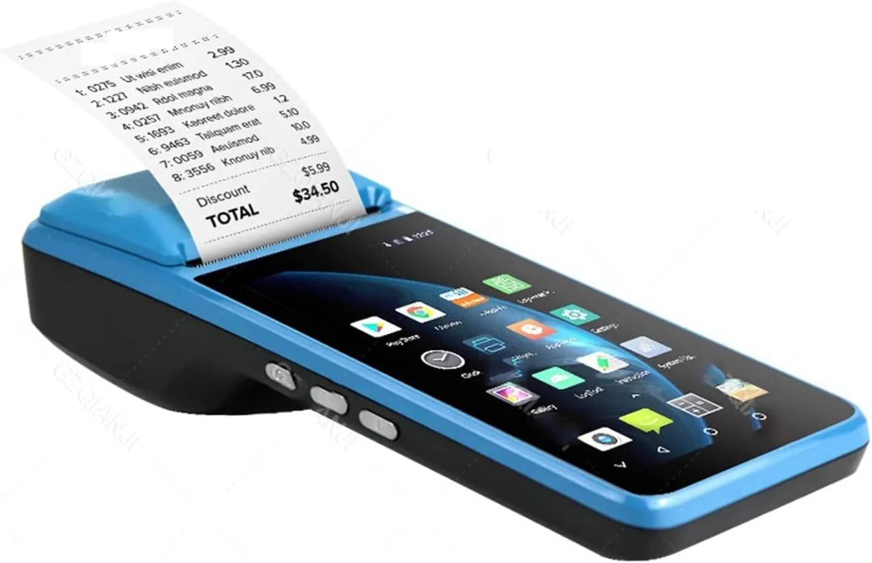 ترمینال دستی HAIRA چاپگر حرارتی رسید POS 58 میلی‌متری سیستم نقطه فروش برای کسب و کار