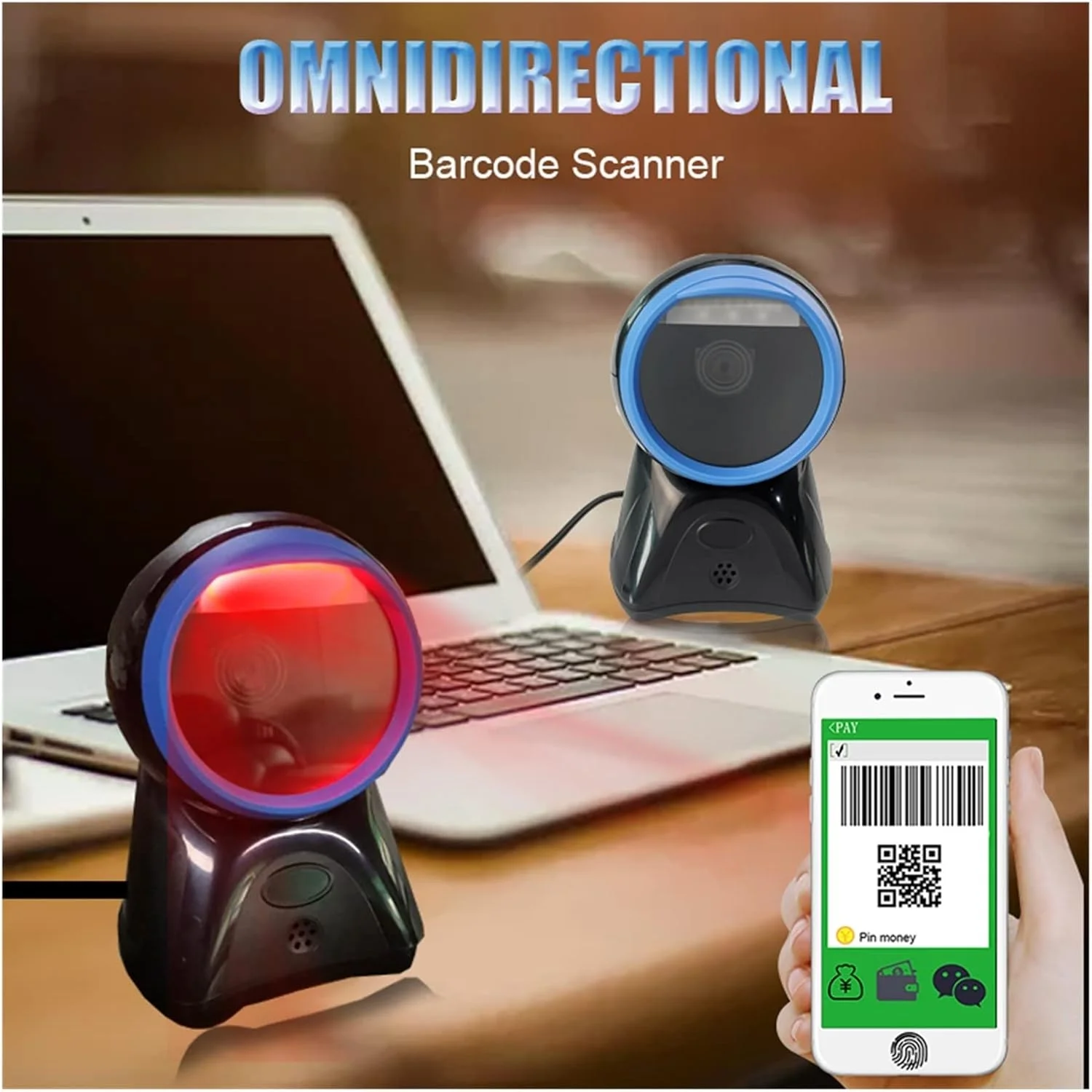 اسکنر بارکد LZFuiop، اسکنر بارکد رومیزی USB، اسکنر بارکد چند جهته 1d 2d Qr، بارکد خوان رومیزی برای فروشگاه های سوپرمارکت اسکنر بارکد LZFuiop، اسکنر بارکد رومیزی USB، اسکنر بارکد چند جهته 1d 2d Qr، بارکد خوان رومیزی برای فروشگاه های سوپرمارکت