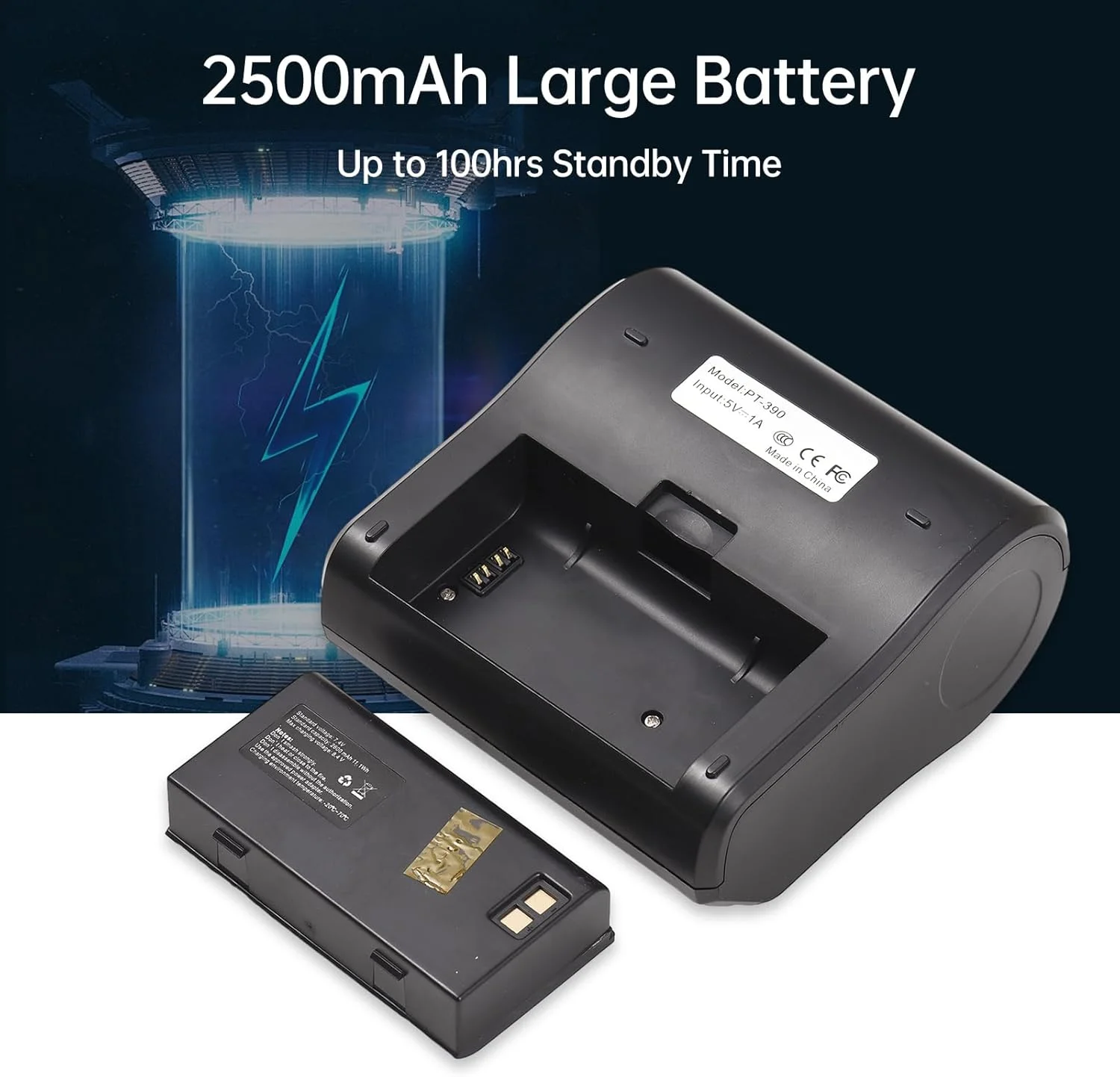 چاپگر برچسب رسید 80 میلیمتری قابل حمل بیسیم BT چاپگر قبض موبایل سازگار با سیستم عاملهای Android iOS Windows دستور چاپ ESC/POS برای رستوران کسب و کارهای کوچک چاپگر برچسب رسید 80 میلیمتری قابل حمل بیسیم BT چاپگر قبض موبایل سازگار با سیستم عاملهای Android iOS Windows دستور چاپ ESC/POS برای رستوران کسب و کارهای کوچک