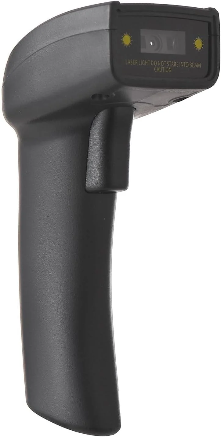 بارکد خوان بی سیم دو بعدی 2.4G دستی USB سیمی 1D، اسکنر بارکد با ماشه دستی 640 * 480 CMOS، پشتیبانی از کد کاغذی و صفحه نمایش سازگار با ویندوز اندروید MAC برای سوپرمارکت خرده فروشی