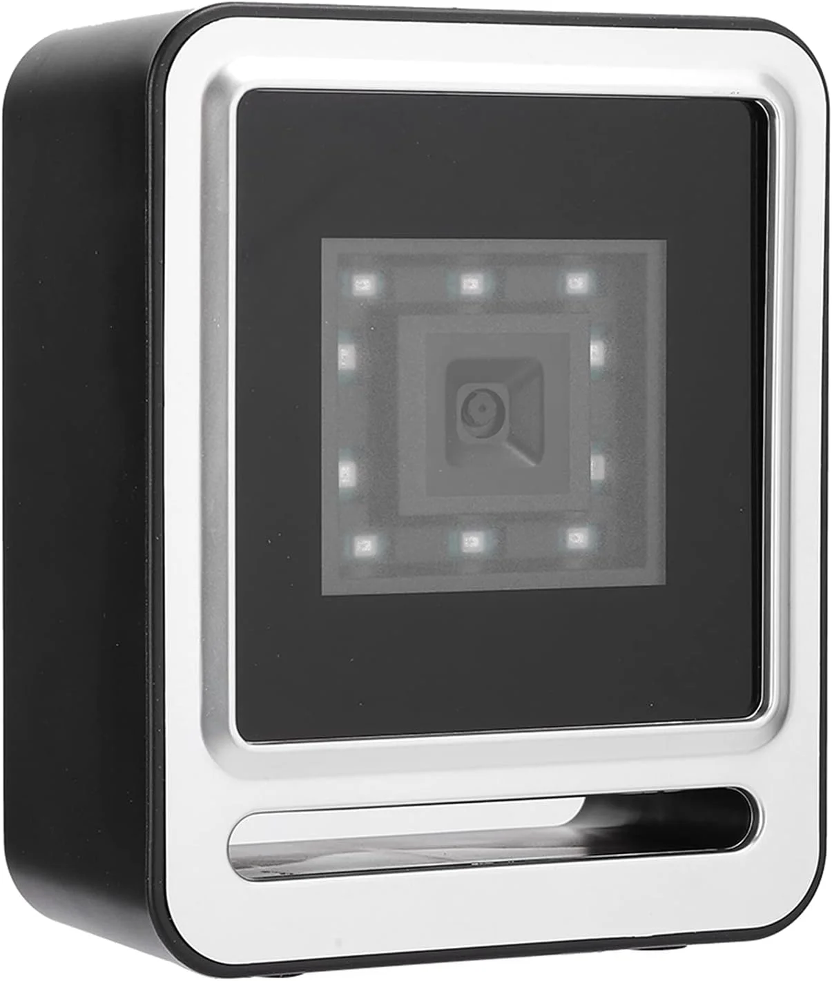 اسکنر بارکد ثابت VELATEMOR، اسکنر بارکد سیمی بدون دست 1D QR 2D، بارکد خوان رومیزی با کابل USB و نور LED (نقره ای) اسکنر بارکد ثابت VELATEMOR، اسکنر بارکد سیمی بدون دست 1D QR 2D، بارکد خوان رومیزی با کابل USB و نور LED (نقره ای)