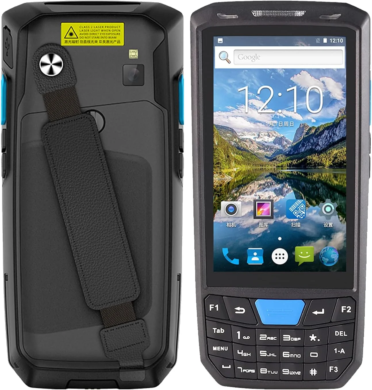 دستگاه PDA اندروید 9.0، ترمینال POS قابل حمل، اسکنر بارکد Honey-Well 1D/2D/QR، جمع‌آورنده داده، دستگاه انبارداری، کامپیوتر موبایل 4G WiFi BT با صفحه لمسی 4.5 اینچی، دوربین 8 مگاپیکسلی GPS برای انبار