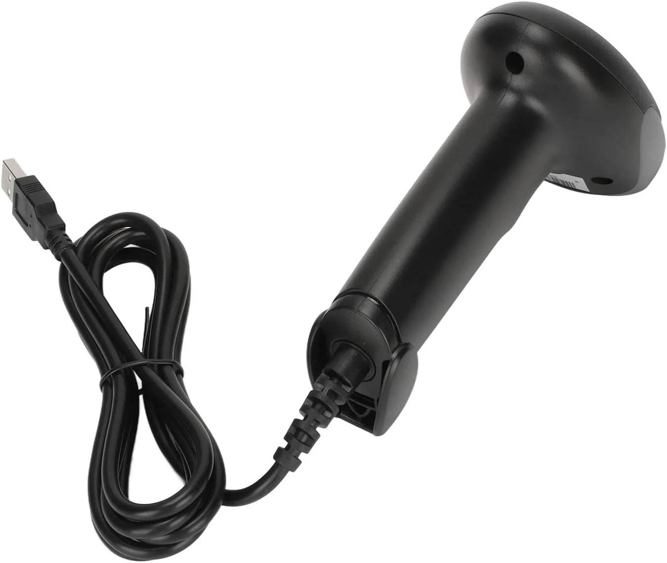 اسکنر بارکد USB مدل POENVFPO، بارکدخوان QR سیمی دستی با سرعت تصویربرداری بالا برای اسکن بارکد روی کاغذ و نمایشگر