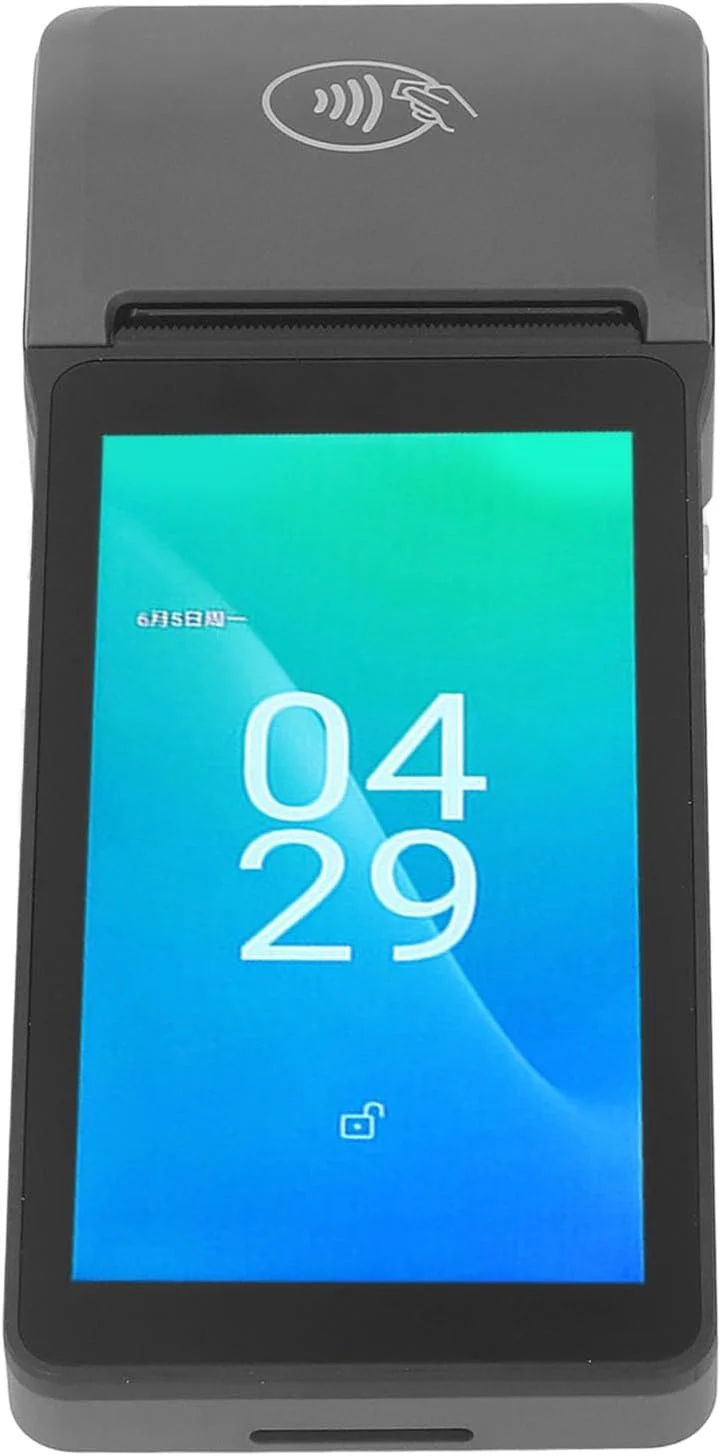 دستگاه چاپگر رسید پایانه فروش 3NFGWDSX 4G WIFI چاپ حرارتی پشتیبانی از اسکن 1D 2D NFC پایانه فروش موبایل دستی با سیستم 12.0، چاپگر دستی پایانه صفحه لمسی