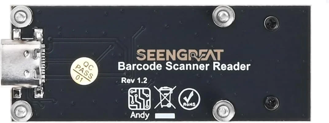 ماژول اسکنر بارکد USB، بارکد خوان 1D 2D QR با رابط TTL UART و Type-C، اسکنر تشخیص بارکد تعبیه شده برای سیستم POS آردوینو رزبری پای، اسکن صفحه نمایش و کاغذ