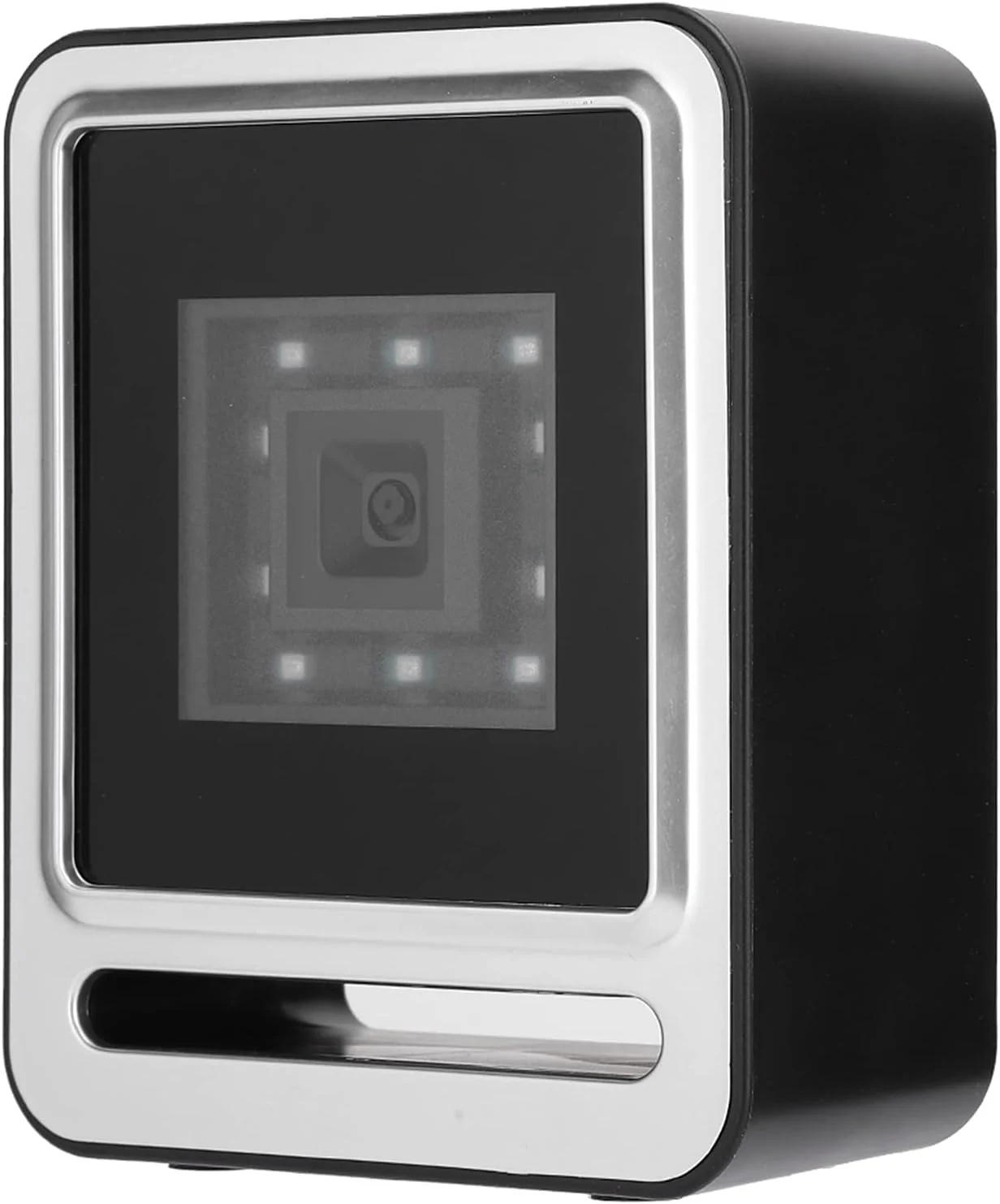 اسکنر بارکد HANEFRE 1D 2D، اسکنر بارکد رومیزی LED قرمز، رمزگشایی فوق العاده چند جهته برای سوپرمارکت