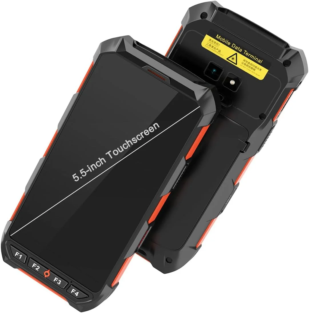 اسکنر بارکد خوان اندروید 13 Vanquisher، کامپیوتر موبایل دستی با صفحه لمسی 5.5 اینچی، اسکنر PDA با موتور اسکن بارکد 1D و 2D Honeywell یکپارچه، WiFi و 4G LTE، برای انبارداری و لجستیک