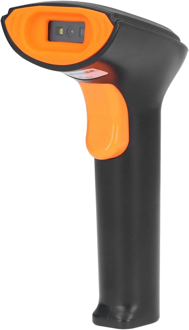 بارکد اسکنر دو بعدی بی سیم دستی با قابلیت انتقال بی سیم 2.4G و باتری داخلی