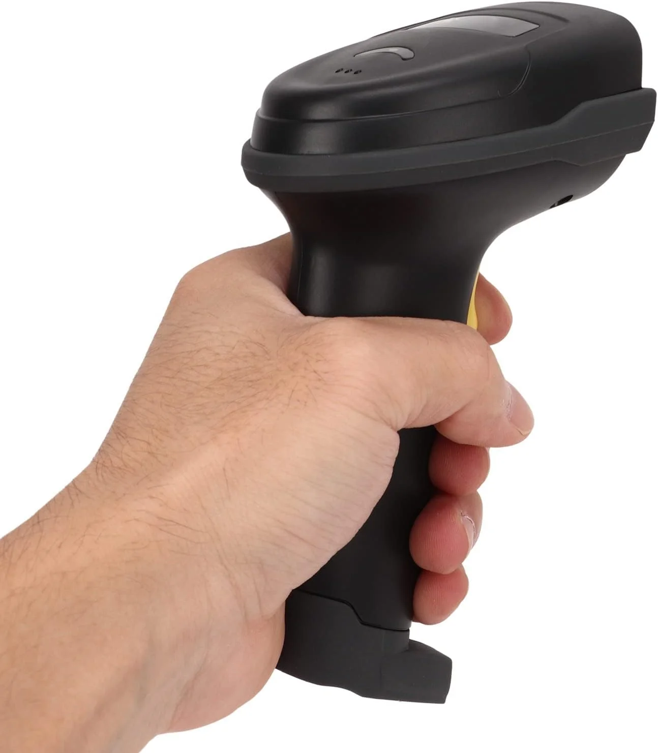 اسکنر بارکد Gearwell، بارکد خوان بی سیم، تفنگ بارکد 1D POS، جمع کننده بارکد پایه شارژ، اسکنر فروشگاه خرده فروشی، ابزار بررسی موجودی