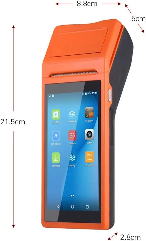 ترمینال POS هوشمند قابل حمل همه کاره Labymos، چاپگر بی‌سیم قابل حمل، ترمینال پرداخت هوشمند، عملکرد BT/WiFi/USB OTG/ ارتباطات 3G