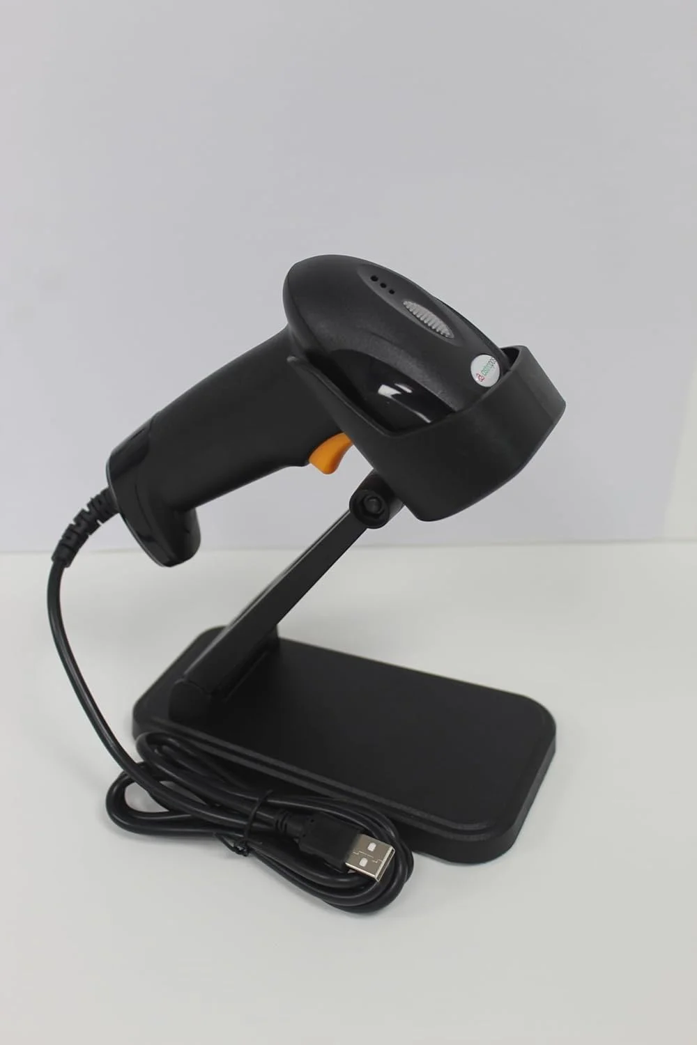 اسکنر بارکد تک بعدی آستراپوس مدل Pos به همراه سیم و پایه | بارکد خوان | USB سیمی | سازگار با سیستم کامپیوتری | مناسب برای سوپرمارکت، خرده فروشی، کتابخانه، لجستیک، انبار رستوران