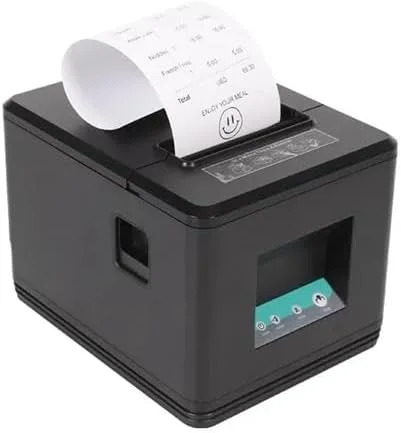 پرینتر حرارتی زیول 80 میلی‌متری - نصب آسان در ویندوز، سازگار با سیستم‌های POS، اتصال USB سریع، چاپ واضح - ایده‌آل برای رستوران‌ها، کافه‌ها و فروشگاه‌های خرده‌فروشی.