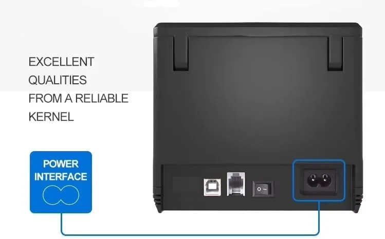 پرینتر حرارتی زیول 80 میلی‌متری - نصب آسان در ویندوز، سازگار با سیستم‌های POS، اتصال USB سریع، چاپ واضح - ایده‌آل برای رستوران‌ها، کافه‌ها و فروشگاه‌های خرده‌فروشی.