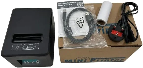 پرینتر حرارتی زیول 80 میلی‌متری - نصب آسان در ویندوز، سازگار با سیستم‌های POS، اتصال USB سریع، چاپ واضح - ایده‌آل برای رستوران‌ها، کافه‌ها و فروشگاه‌های خرده‌فروشی.