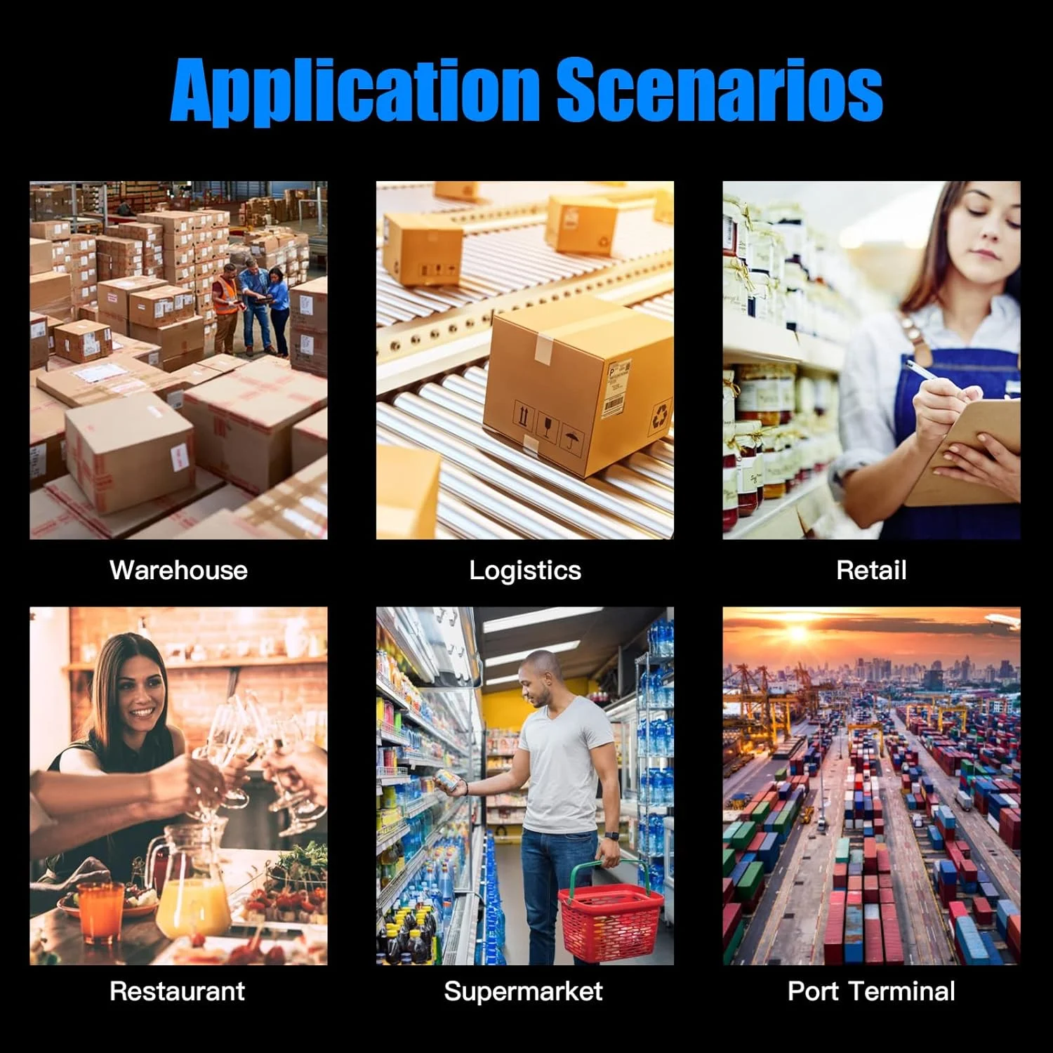 چاپگر رسید POS قابل حمل اندروید 9.0 PDA ترمینال پشتیبانی از سیستم موقعیت یابی جهانی 4G WiFi BT ارتباط با صفحه نمایش لمسی 5.5 اینچی چاپ برچسب با عرض 58 میلی متر برای سوپرمارکت رستوران انبار