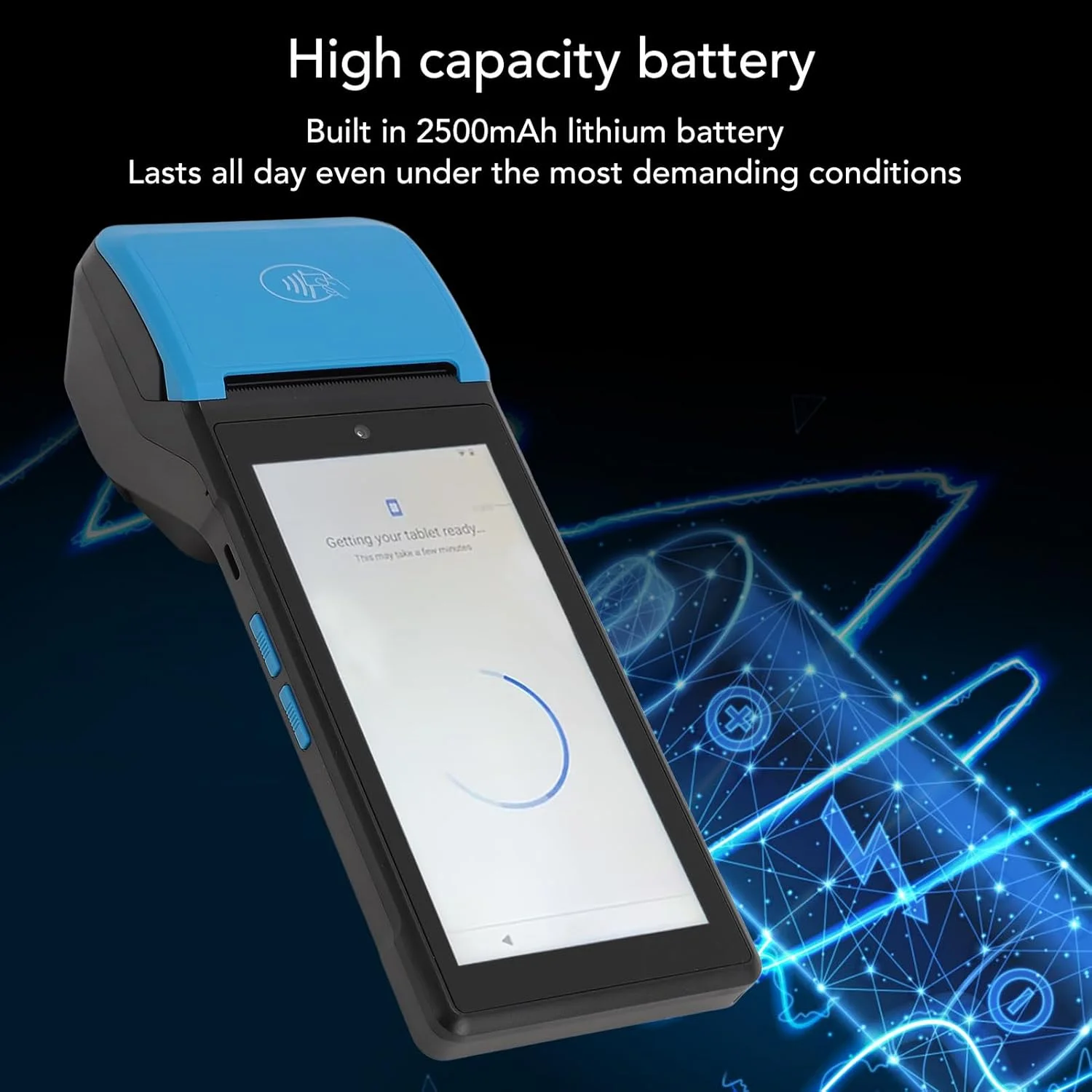 دستگاه چاپگر رسید ترمینال PDA POS، اسکنر بارکد 1D 2D دستی 12، پشتیبانی از NFC، 3G، 4G LTE/5G، WiFi، BT، صفحه لمسی 5.5 اینچی، چاپ حرارتی 58 میلی متری (آمریکای لاتین) دستگاه چاپگر رسید ترمینال PDA POS، اسکنر بارکد 1D 2D دستی 12، پشتیبانی از NFC، 3G، 4G LTE/5G، WiFi، BT، صفحه لمسی 5.5 اینچی، چاپ حرارتی 58 میلی متری (آمریکای لاتین)